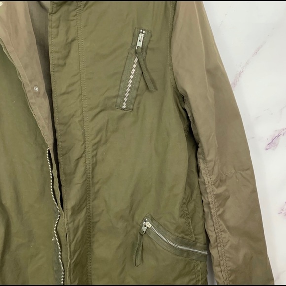 ALLSAINTS AINO KHAKI PARKA - Picture 5 of 6